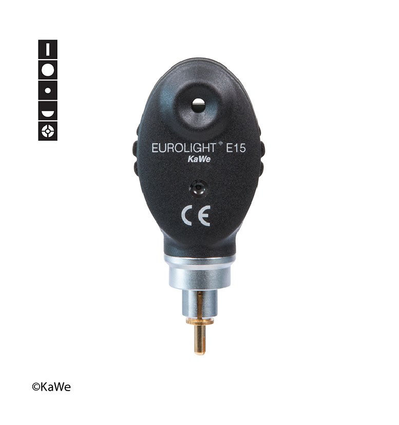 0181155001 - KaWe EUROLIGHT E15, 2.5V Ophthalmoscope Head