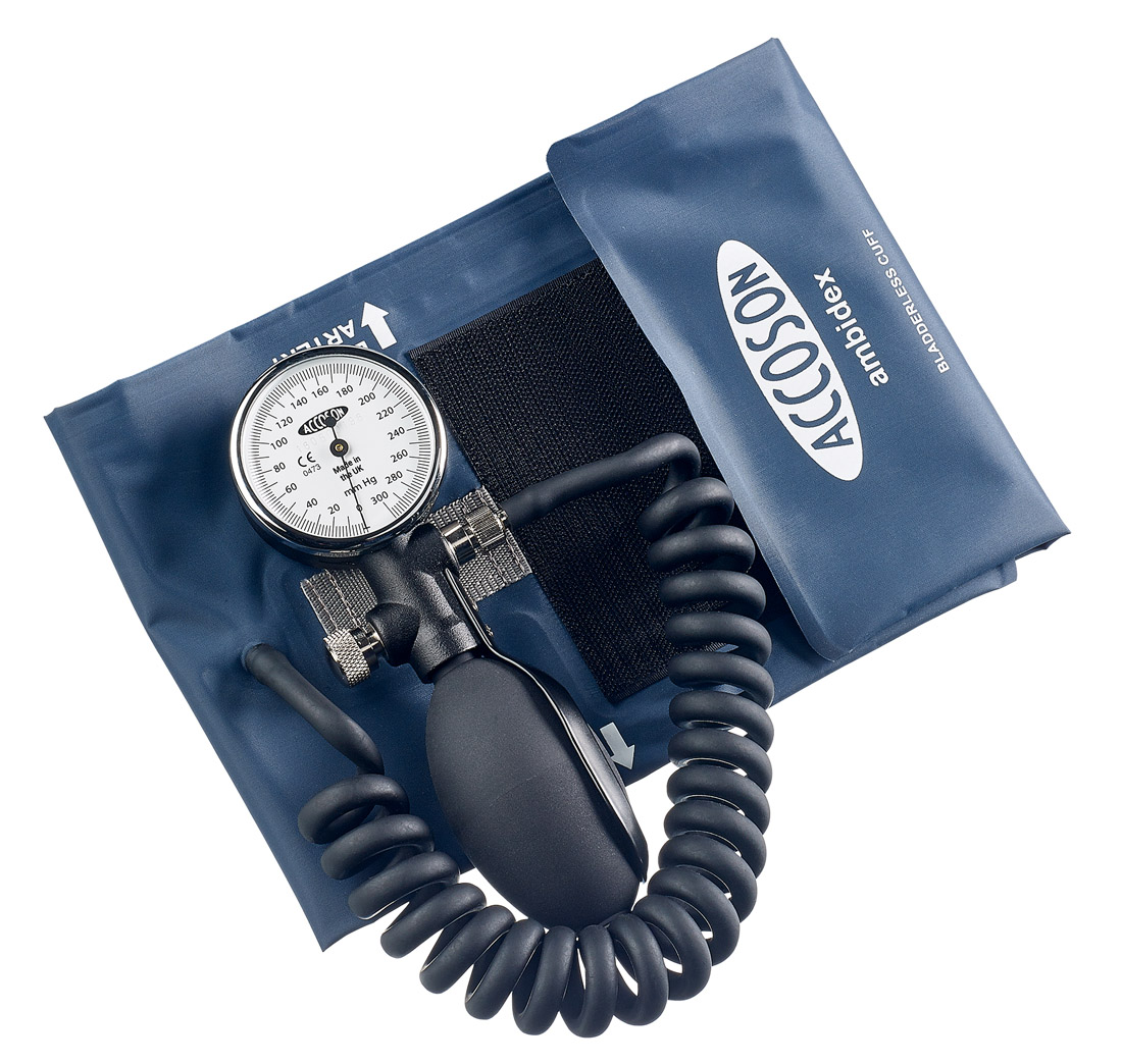 Accoson Duplex Hand Held Sphygmomanometer with Ambidex Cuff