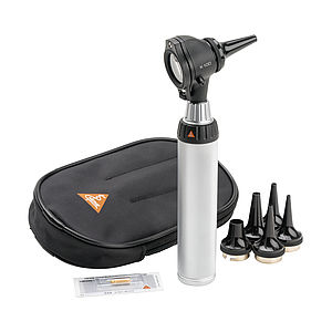 K100 Diagnostic Otoscope Set with BETA Battery Handle (6 x Resuable Specula, Spare Bulb and A Soft Pouch) B-237.10.118