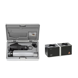 BETA200 Retinoscope Sets with BETA 4 NT Rechargeable Handle with NT 4 Table Charger (BETA200 Streak Retinoscope in XHL, 1x spare bulb and a hard case) 3.5V XHL C-034.23.420