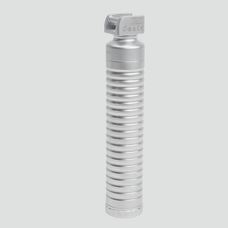 HEINE EasyClean LED Laryngoscope Handle suitable for 2x C-batteries (LR14), F-008.22.820
