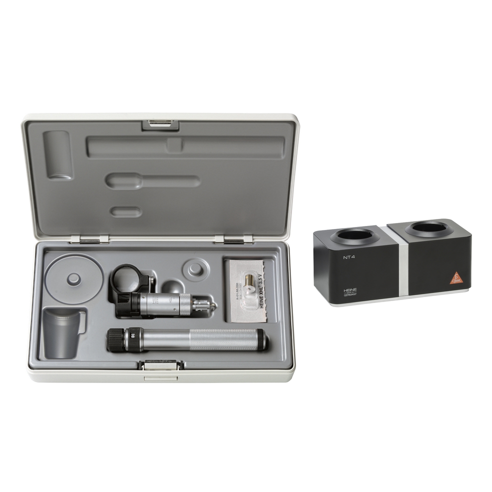 C-266.20.471 HEINE Hand Held Slit Lamp HSL150 in Hard Case with Accessories & Charger